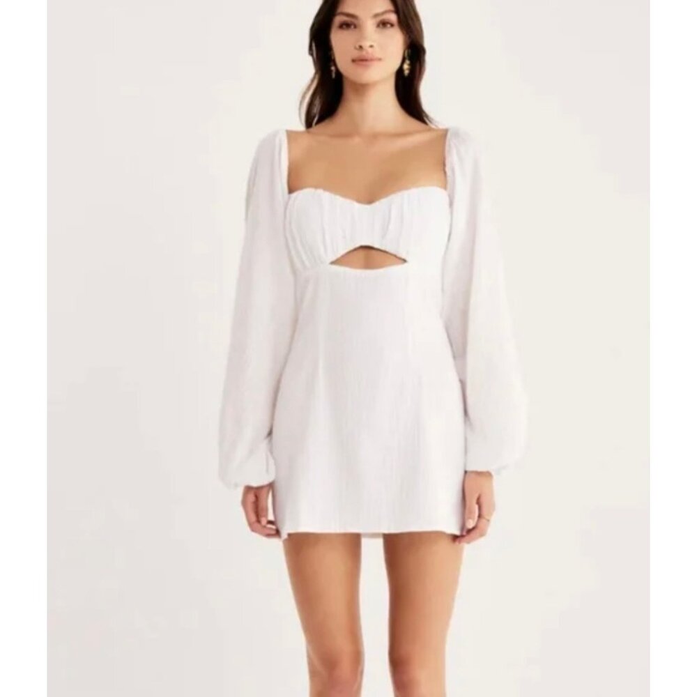 Rumer The Label Camille Mini Dress White  NWT  Small